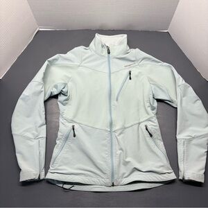 Patagonia Light Blue Full Zip Integral Women's Jacket Sz Small